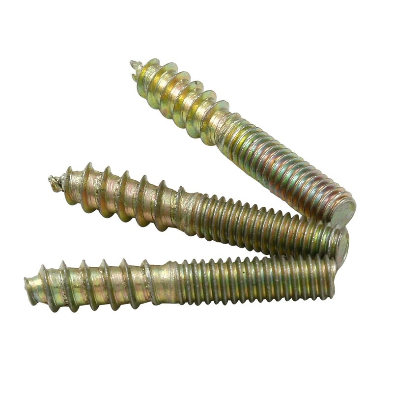 Hitefu 20PCS Hanger Bolts, M4 Double Ended Screws 1"(25mm) Length, M4 Dowel Screw for Wood Furniture, with (M4x0.7mm) Hanger Bolt Driver - Image 4
